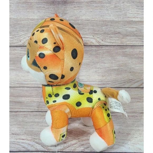 Paw Patrol Plush Wild Stuffed Animal Cat Pack Orange Leopard 8" Spin Master 2021 - Picture 2 of 4